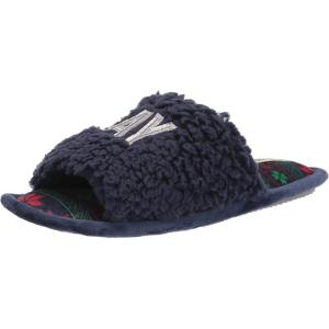 imageDearfoams Womens Lane Giftable Holiday Slide with Novelty Sayings Applique SlipperSnow Day
