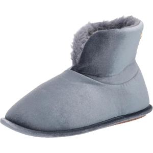 imageDearfoams womens Sara Velour BootieSlipperShiny Flintstone