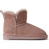 imageFireside by Dearfoams UnisexChild Bunbury Shearling IndoorOutdoor Folddown Boot FashionDusty Pink