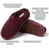 imageFireside by Dearfoams Womens Greta Genuine Shearling ClogFig Purple