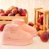imageFireside by Dearfoams Womens Shearling Kingston Platform Mini Boot AnklePeach Dust Platform
