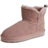imageFireside by Dearfoams UnisexChild Bunbury Shearling IndoorOutdoor Folddown Boot FashionDusty Pink