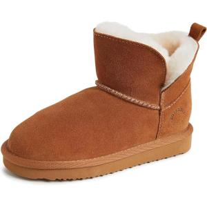imageFireside by Dearfoams UnisexChild Bunbury Shearling IndoorOutdoor Folddown Boot FashionChestnut