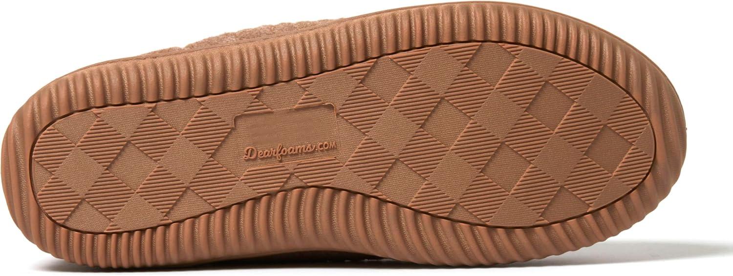 imageDearfoams Mens Brixen IndoorOutdoor Memory Foam Boot Alpine Camping Cozy Slipper House Shoe AnkleChestnut