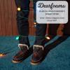 imageDearfoams Mens Brixen IndoorOutdoor Memory Foam Boot Alpine Camping Cozy Slipper House Shoe AnkleNavy Plaid