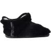 imageDearfoams UnisexChild Charlotte faux faux fur Bootie SlipperBlack