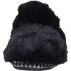 imageDearfoams UnisexChild Charlotte faux faux fur Bootie SlipperBlack