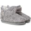 imageDearfoams UnisexChild Charlotte faux faux fur Bootie SlipperGrey Frost