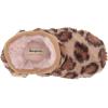 imageDearfoams UnisexChild Charlotte faux faux fur Bootie SlipperLeopard