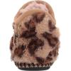 imageDearfoams UnisexChild Charlotte faux faux fur Bootie SlipperLeopard