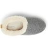 imageDearfoams Womens Alpine Bern Clog SlipperGrey Heather