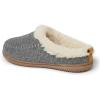 imageDearfoams Womens Alpine Bern Clog SlipperGrey Heather