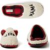 imageDearfoams Womens Family Collection Mama Bear Fluffy faux sherpa Clog Slipper Large