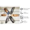 imageDearfoams Womens Fashion Casual Comfortable Slip on Misty Ballet FlatsBlack Solid