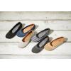 imageDearfoams Womens Fashion Casual Comfortable Slip on Misty Ballet FlatsBlack Solid