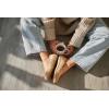 imageDearfoams Womens Fashion Casual Comfortable Slip on Misty Ballet FlatsBlack Solid
