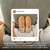 imageDearfoams Womens Genuine Suede Clogs Doreen Memory Foam House Slippers Indoor House ShoesChestnut 2