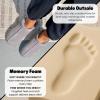 imageDearfoams Womens Genuine Suede Clogs Doreen Memory Foam House Slippers Indoor House ShoesGrey