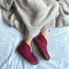 imageDearfoams Womens Heritage Warm Up Bootie SlipperCabernet Nylon