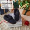 imageDearfoams Womens Memory Foam Cozy Soft House Slippers Gifts for Women Hannah Knit Clog House ShoesBlack Solid