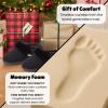 imageDearfoams Womens Memory Foam Cozy Soft House Slippers Gifts for Women Hannah Knit Clog House ShoesBlackBlack