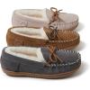 imageFireside by Dearfoams Womens Alice Springs Shearling IndoorOutdoor Moccasin SlipperChestnut