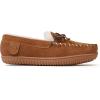 imageFireside by Dearfoams Womens Alice Springs Shearling IndoorOutdoor Moccasin SlipperChestnut