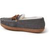 imageFireside by Dearfoams Womens Alice Springs Shearling IndoorOutdoor Moccasin SlipperGrey