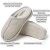 imageFireside by Dearfoams Womens Greta Genuine Shearling Clog Slippers 100 Natural Suede Clogs for Outdoor ampamp IndoorBone