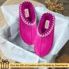 imageFireside by Dearfoams Womens Greta Genuine Shearling Clog Slippers 100 Natural Suede Clogs for Outdoor ampamp IndoorMystic Purple Taping