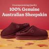 imageFireside by Dearfoams Womens Greta Genuine Shearling Clog Slippers 100 Natural Suede Clogs for Outdoor ampamp IndoorPink