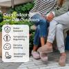 imageFireside by Dearfoams Womens Greta Genuine Shearling Clog Slippers 100 Natural Suede Clogs for Outdoor ampamp IndoorPink