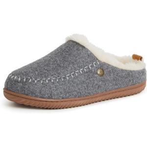 imageDearfoams Womens Alpine Bern Clog SlipperGrey Heather
