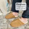 imageDearfoams Mens Bradford Genuine Suede House Shoe Scuff SlipperChestnut 2