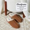 imageDearfoams Mens Bradford Genuine Suede House Shoe Scuff SlipperChestnut