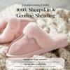 imageFireside By Dearfoams Womens Sydney Slippers Genuine Shearling Suede Scuffs Memory Foam Slipin House ShoesPink