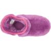 imageDearfoams Girls Pile Bootie with Trim iris 131 Medium US Little Kid