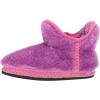 imageDearfoams Girls Pile Bootie with Trim iris 131 Medium US Little Kid