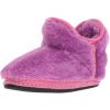 imageDearfoams Girls Pile Bootie with Trim iris 131 Medium US Little Kid