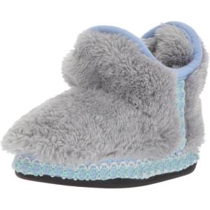 imageDearfoams UnisexAdult Pile Bootie with TrimSleet