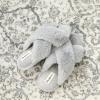 imageDearfoams Womens Jessica Fuzzy Cross Band Slide SlipperSleet
