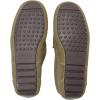 imageFireside By Dearfoams Mens Melbourne Genuine Shearling Moccasin Slippers Memory Foam Sudede Loafers Slipin House ShoesLoden