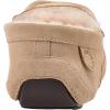 imageFireside By Dearfoams Mens Melbourne Genuine Shearling Moccasin Slippers Memory Foam Sudede Loafers Slipin House ShoesSand