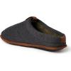 imageDearfoams Mens Ashton Quilted Memory Foam Jersey Clog SlipperBlack