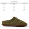 imageDearfoams Mens Ashton Quilted Memory Foam Jersey Clog SlipperLoden