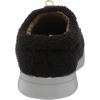 imageDearfoams Mens Tatum Teddy Sport Lounge Clog SlipperBlack