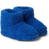 imageDearfoams UnisexChild Tate Washable Fuzzy Bootie SlipperOlympic Blue