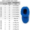 imageDearfoams UnisexChild Tate Washable Fuzzy Bootie SlipperOlympic Blue