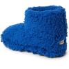 imageDearfoams UnisexChild Tate Washable Fuzzy Bootie SlipperOlympic Blue