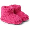 imageDearfoams UnisexChild Tate Washable Fuzzy Bootie SlipperParadise Pink